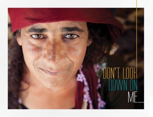 Photo exhibition 'Don't look down on me'