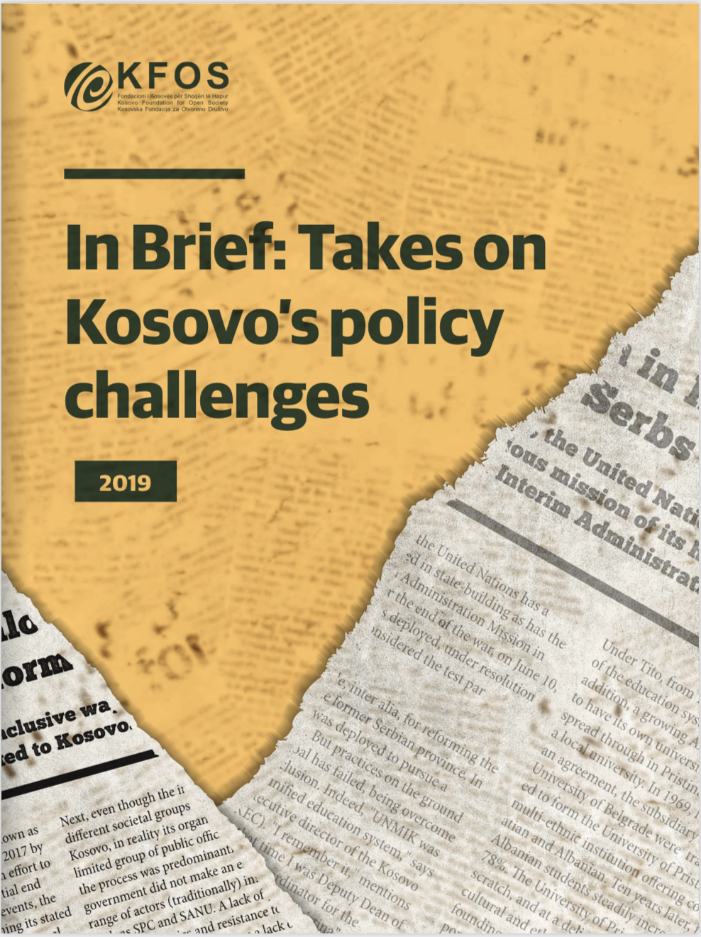 In brief: Takes on Kosovo's policy challenges 