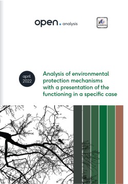 Analysis of environmental protection mechanisms with a presentation of the functioning in a specific case